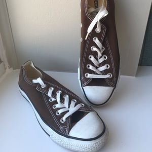 Brown Low-Top Converse Chuck Taylors